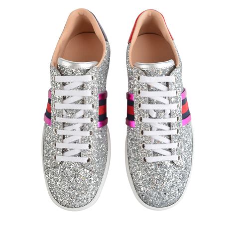 gucci glitter pumps|gucci ace glitter sneakers.